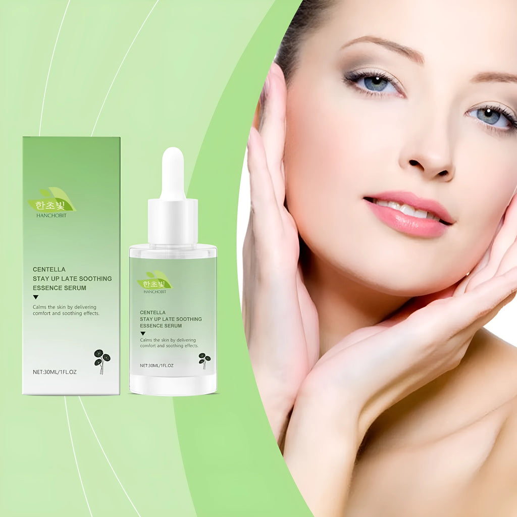 Centella Asiatica Soothing Solution 30ml bottle on white background with label showing ingredients