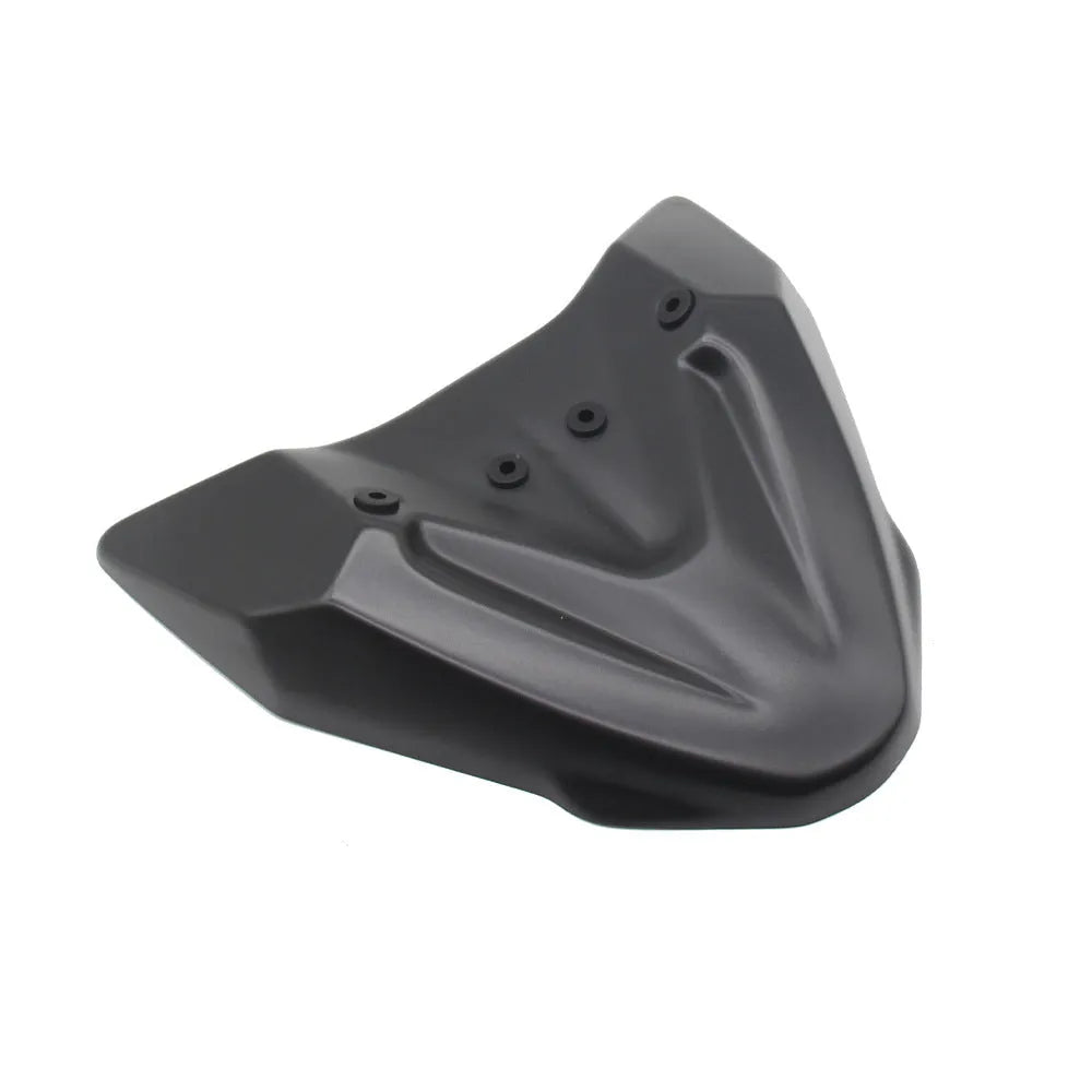 Black ABS plastic fixed front wind wing accessory for KTM 390 and 790 Adventure motorcycles