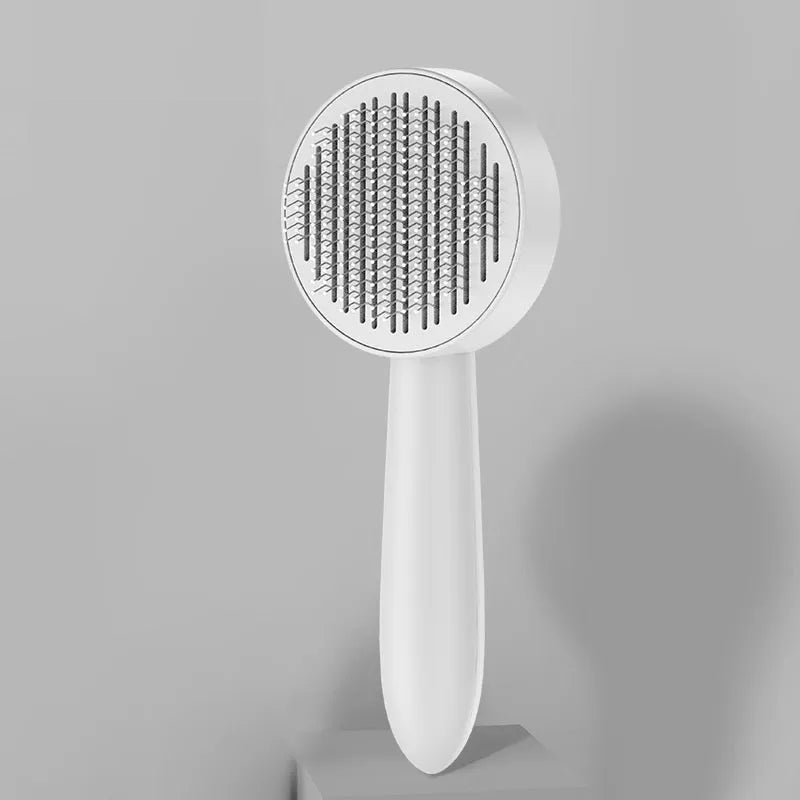 Floating cat comb with 178 steel needles and HTPE protection points in blue