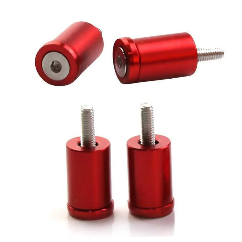 Aluminium machine cover pad height spacer kit with screws, nuts, and washers in red, blue, and black colours.