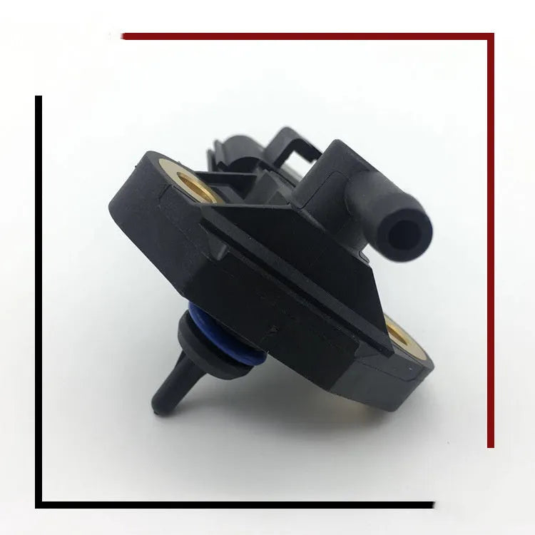 Black intake pressure sensor for Ford and Lincoln vehicles showing electrical connector interface