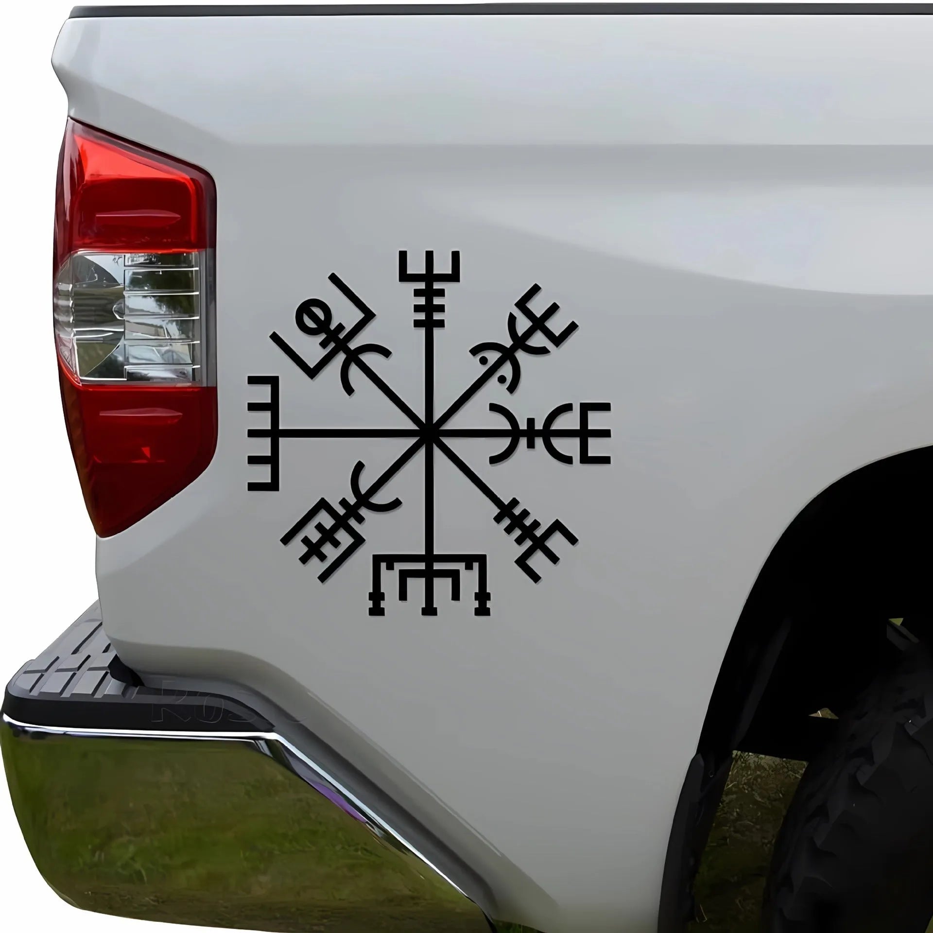 Vegetarian No Charm 13x13cm square vinyl car window and notebook decorative sticker