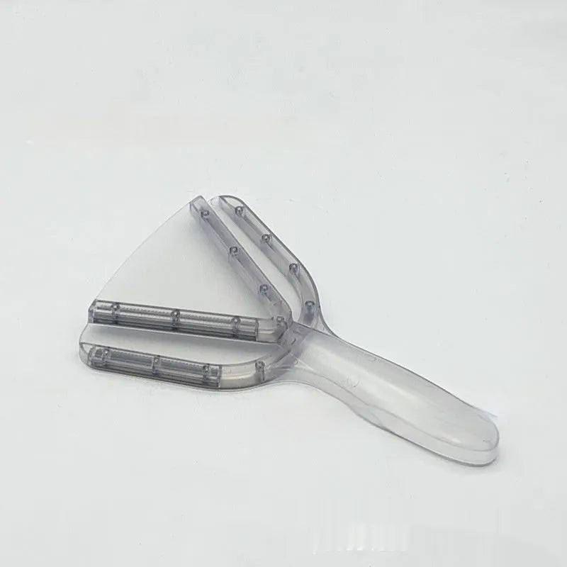 Adjustable telescopic bottle opener in ABS plastic with non-slip grip showing red, clear and grey colour options
