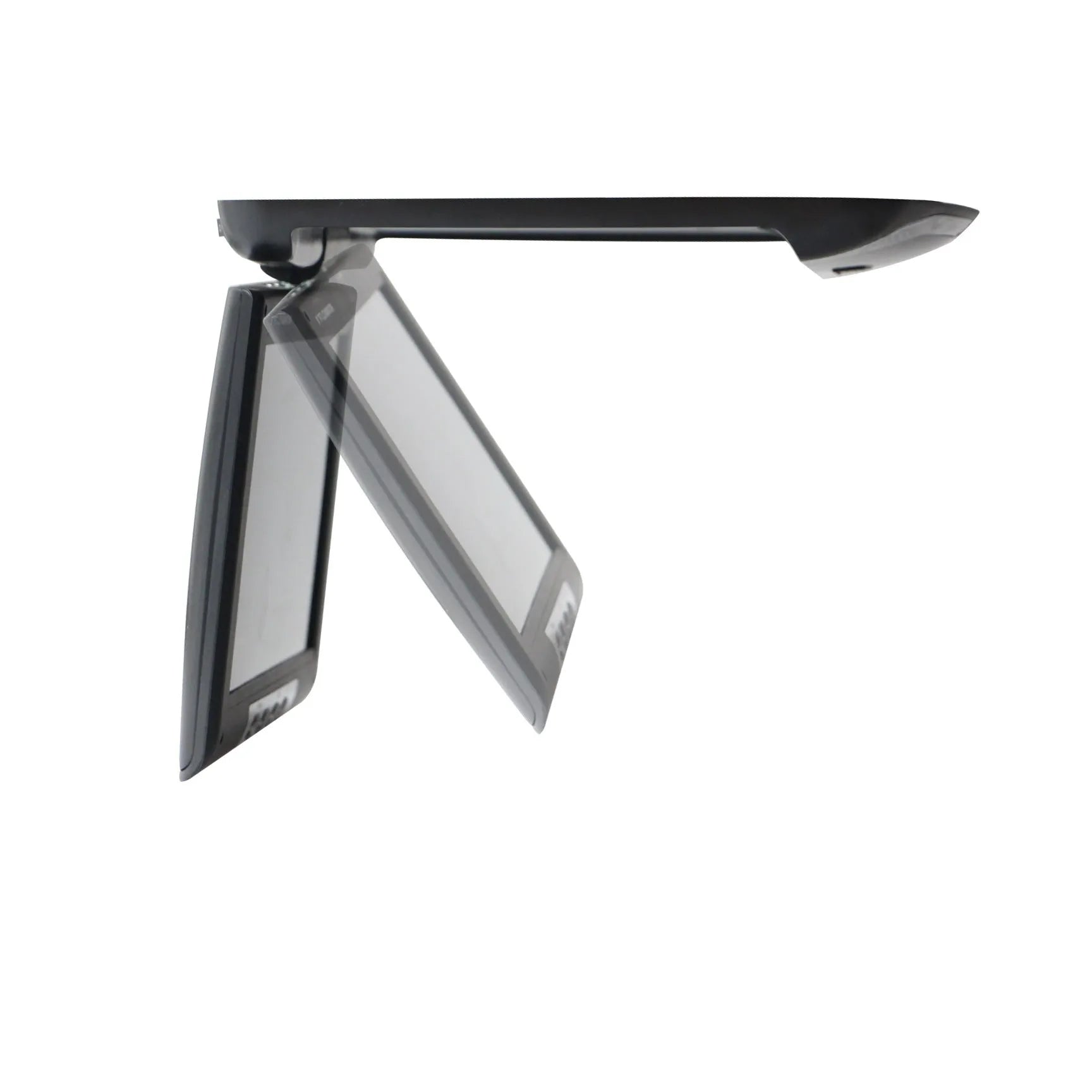 9-inch ultra-thin car ceiling reversing monitor with LCD full HD screen, LED lighting, black colour, mounted overhead