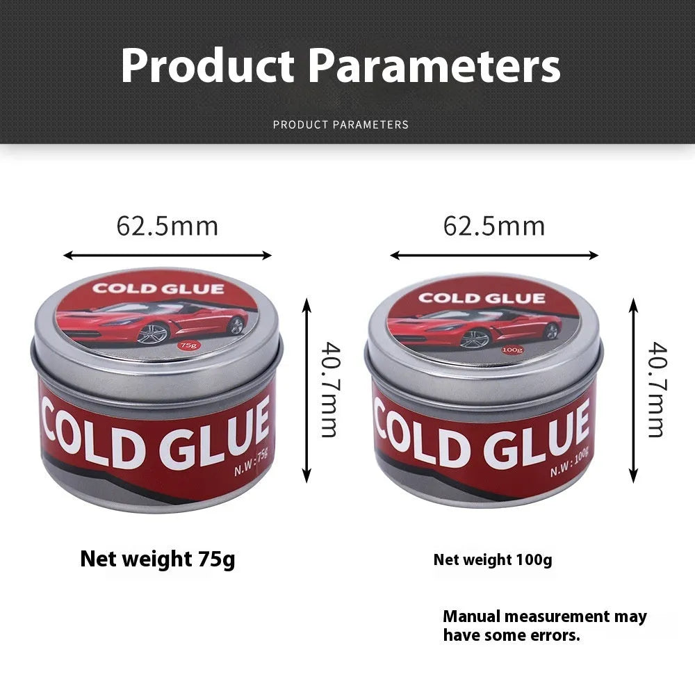 Automobile dent repair cold glue tube for DIY car bodywork
