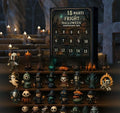Halloween Countdown Box blind box showing horror figure advent calendar with resin crafts
