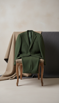 Wool Suit With Soft Shoulder