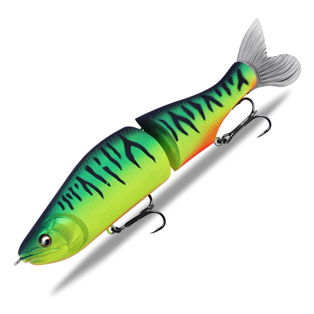 185mm soft plastic bass fishing lure in a selection of colours, designed for tossing and swimming retrieves.
