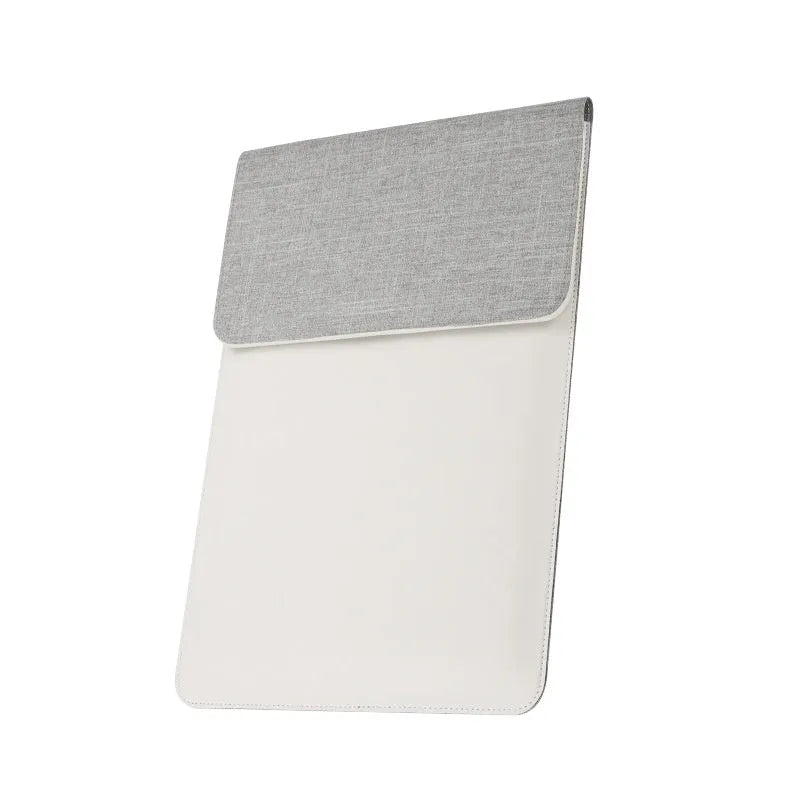 Multi-functional wireless charger computer liner bag magnetic 3-in-1 for 12-14 inch laptops black or beige