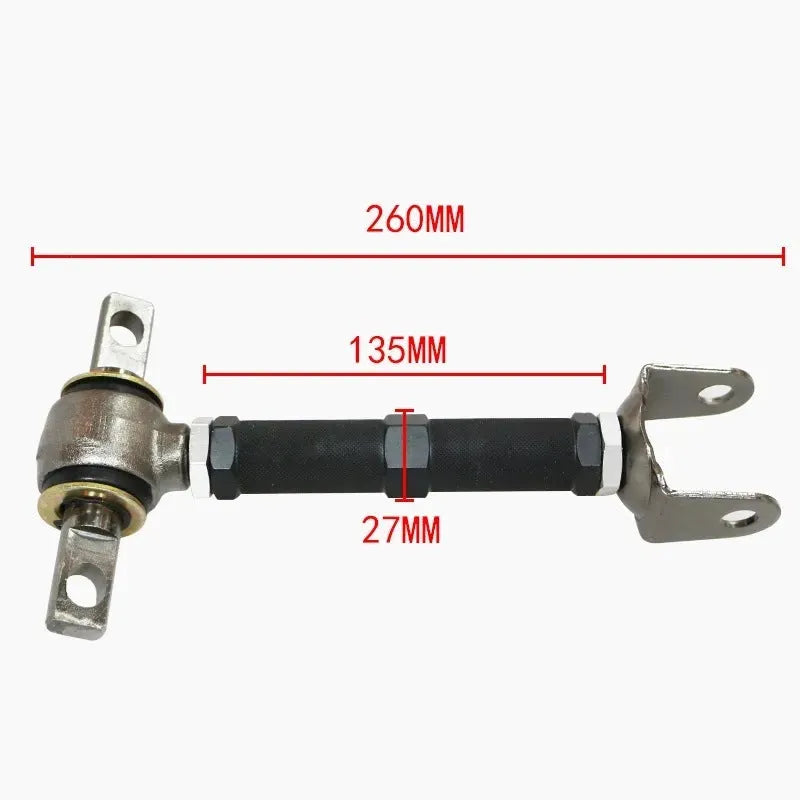 Blue aluminium alloy rear wheel recliner pull rod for Honda Civic EP3 suspension