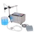 CNC automatic quantitative filling machine with digital display, adjustable settings, and liquid dispensing nozzle