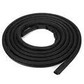 Black rubber sliding door seal for Toyota Hiace High Roof 2005 vehicles, 5 metre length