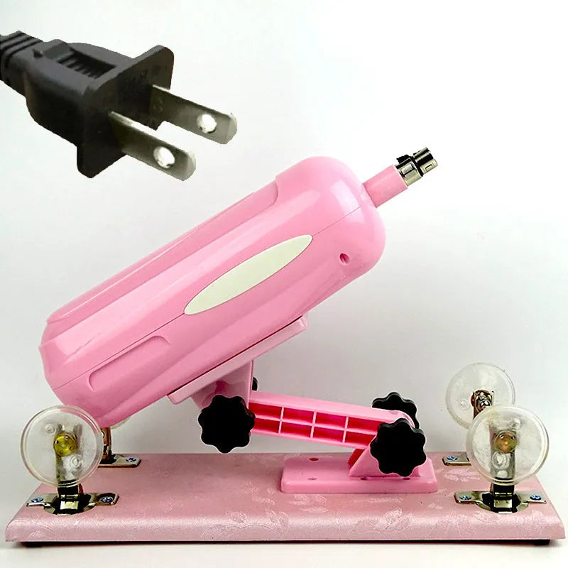 Bobb women's automatic telescopic thrusting PVC sex tool in purple, black or pink colours