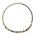 Tigereye gravel bronze glow ball bracelet geometric shape brown colour unisex