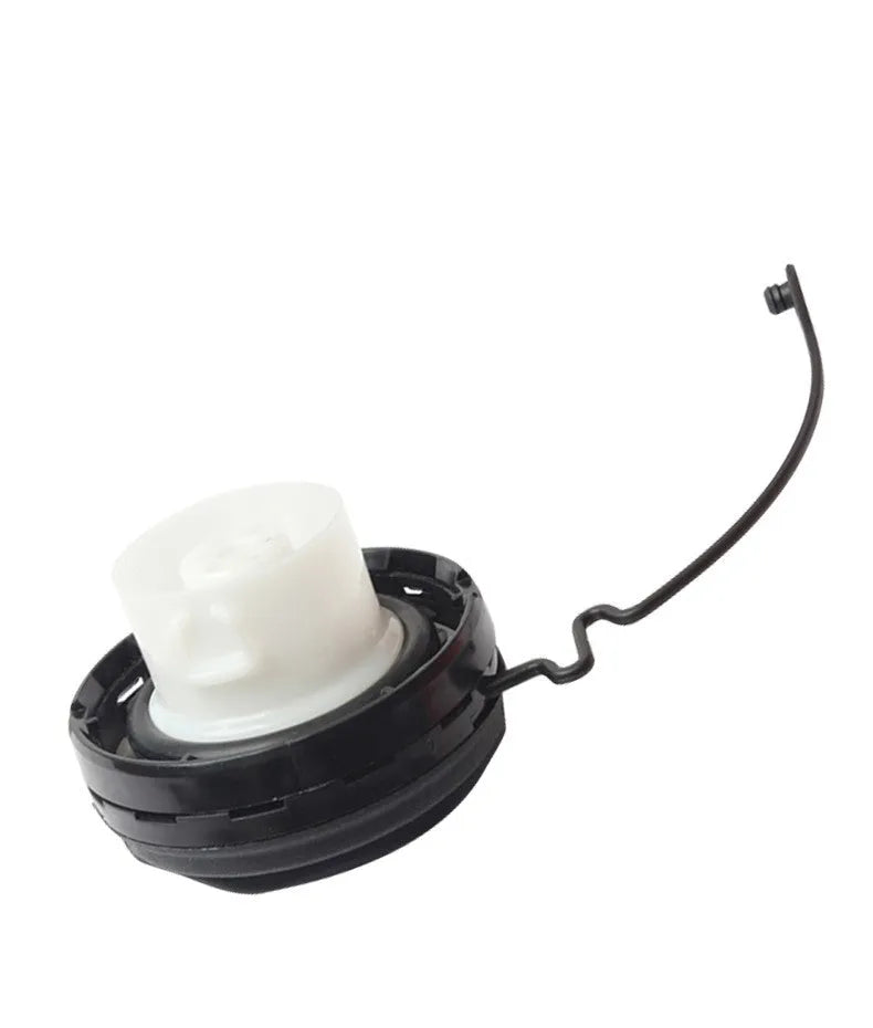 Black plastic snap-in fuel tank cap for Toyota vehicles replacement part