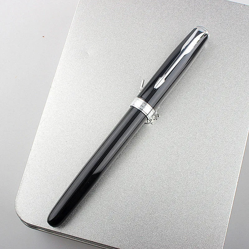 Stainless steel ball pen with 0.5mm tip in various colour options