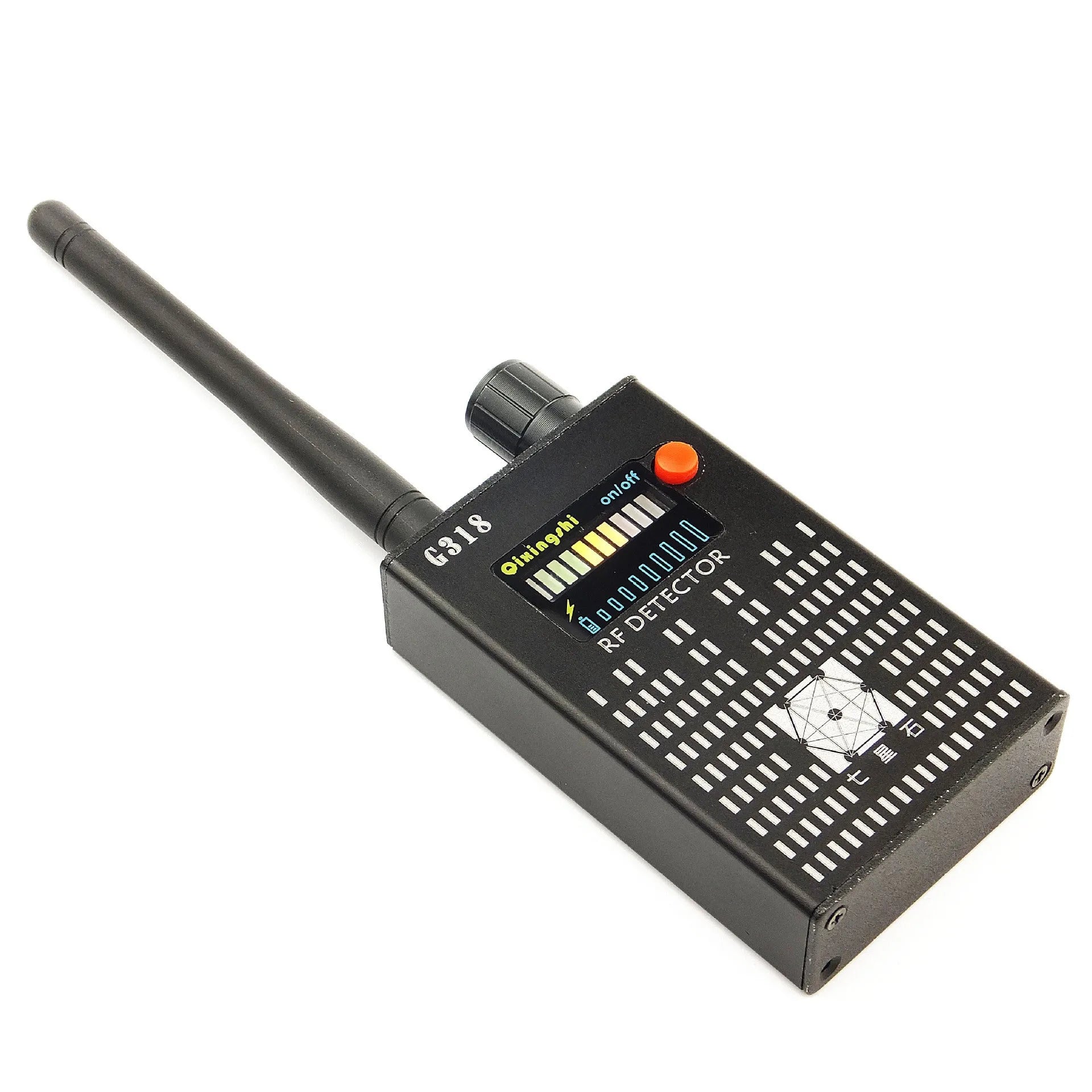G318 professional anti-eavesdropping signal detector with compact 102mm length design