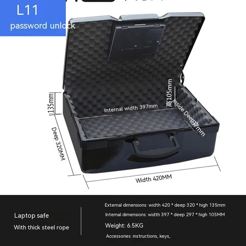 Portable L12 mechanical combination safe box made from youjingang steel