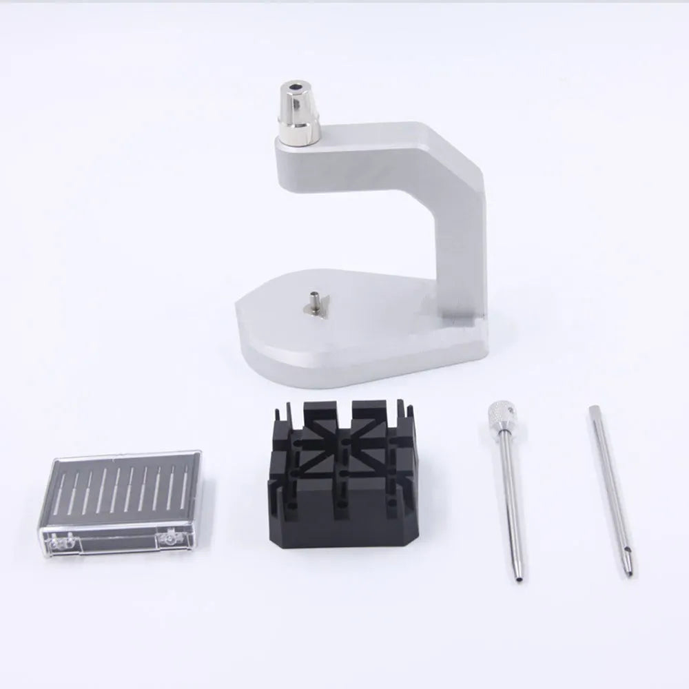 Silver-coloured metric press strap removal tool for watches, jewellery, glasses, and digital electronics