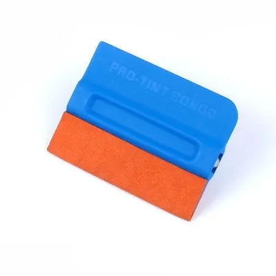 Professional car film scraper tool with ABS handle and multiple blade options for wrap removal