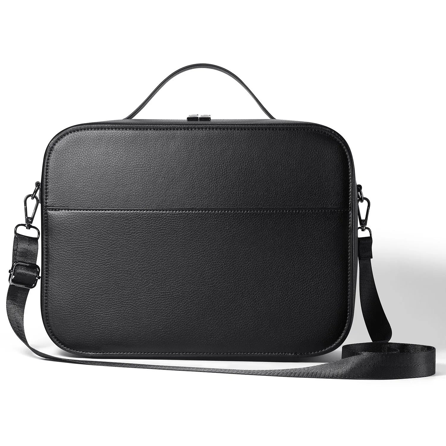 Black superfiber MR glasses storage box for Vision Pro headset measuring 32.5 x 24.5 x 11.5 cm