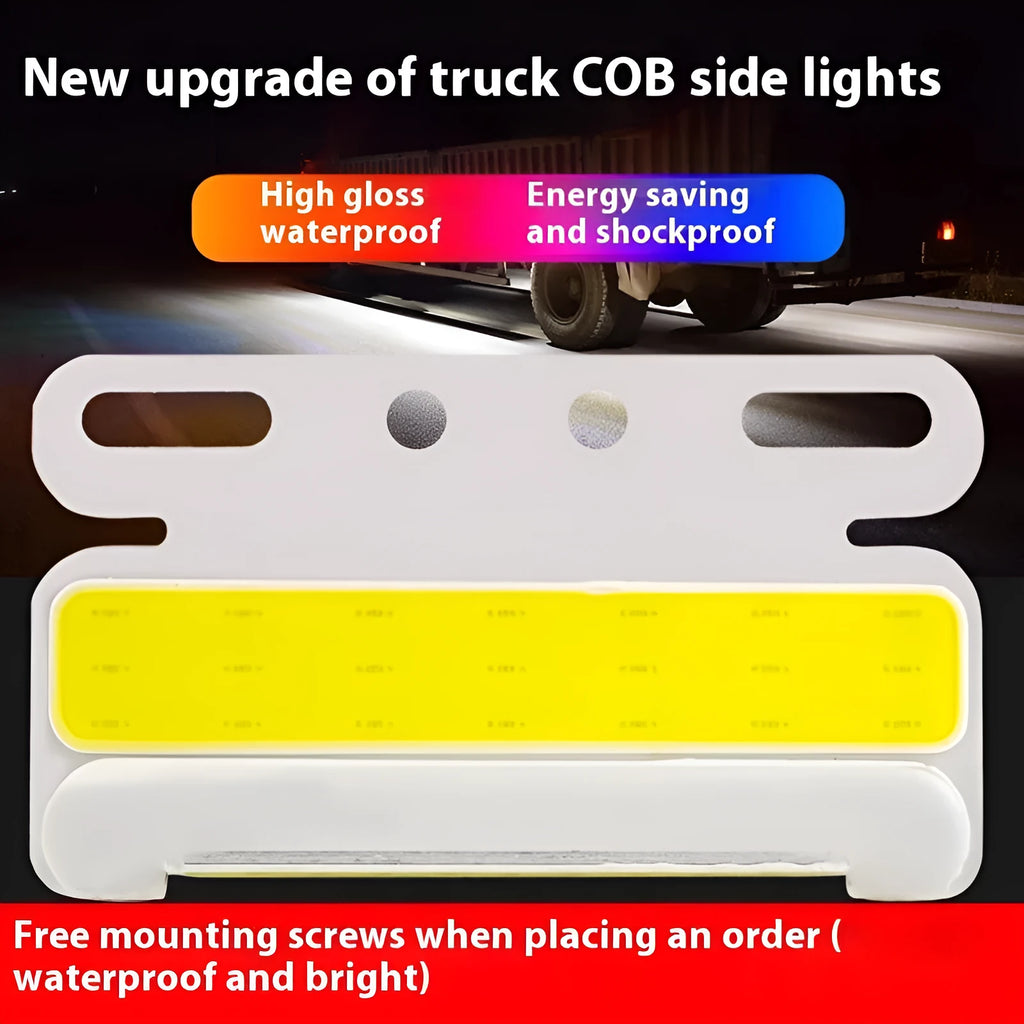 Waterproof aluminium alloy LED truck side light for 12V and 24V vehicles