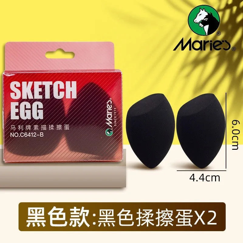 Fluorescent plastic sketch rubbing knife with smear tip for pencil and charcoal erasing