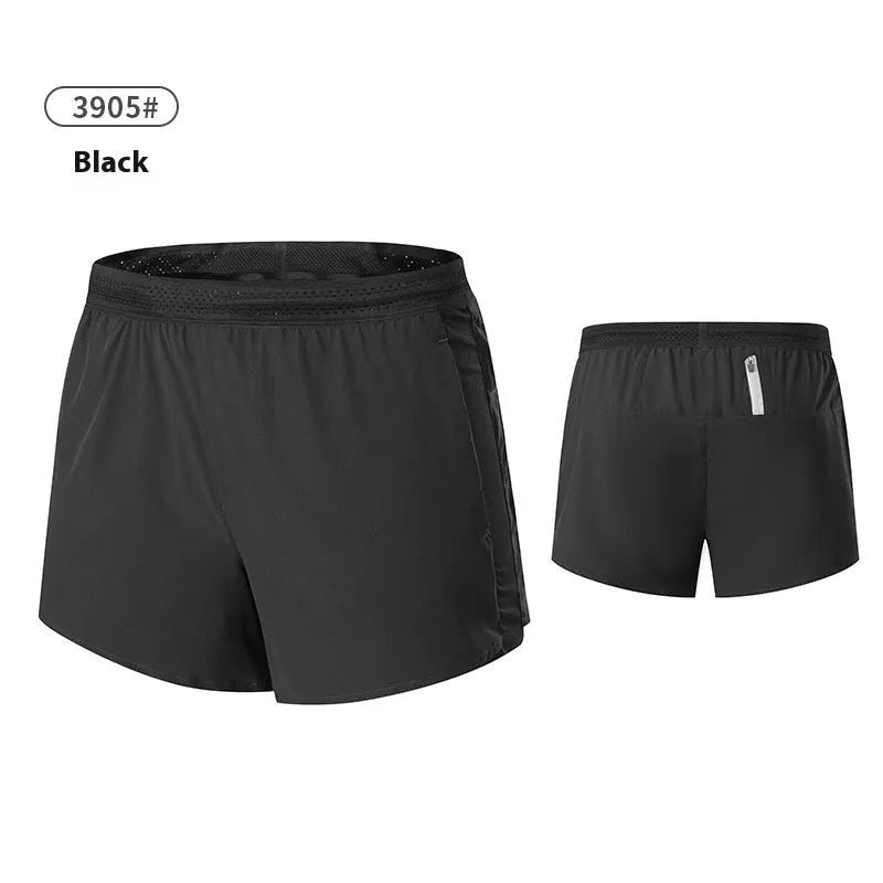 Men's solid colour polyester basketball shorts with low waist design on a neutral background.