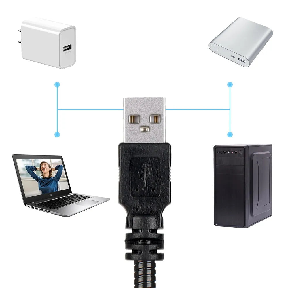 Earth and moon star projector lamp with adjustable hose bracket and USB power cable