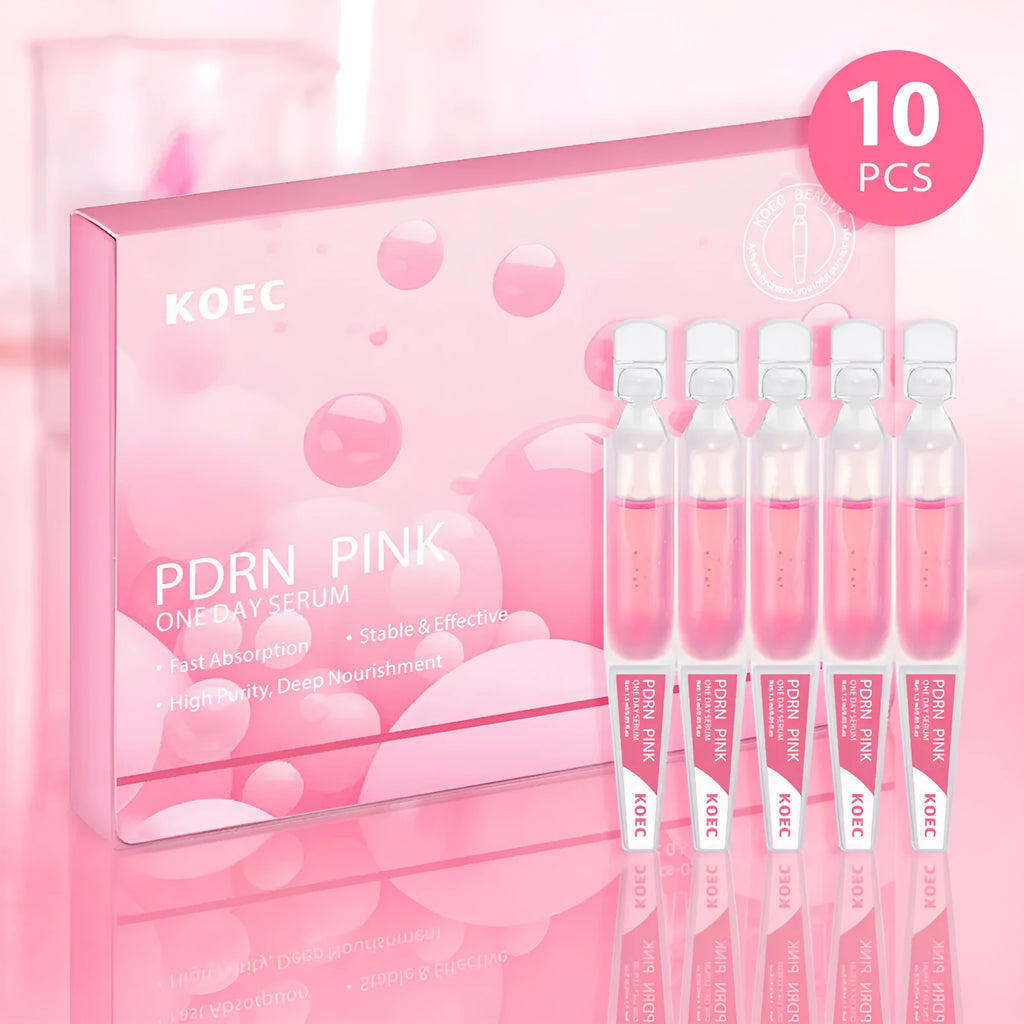 KOEC Powder Polypeptide disposable moisturising face mask 10 pack with essence