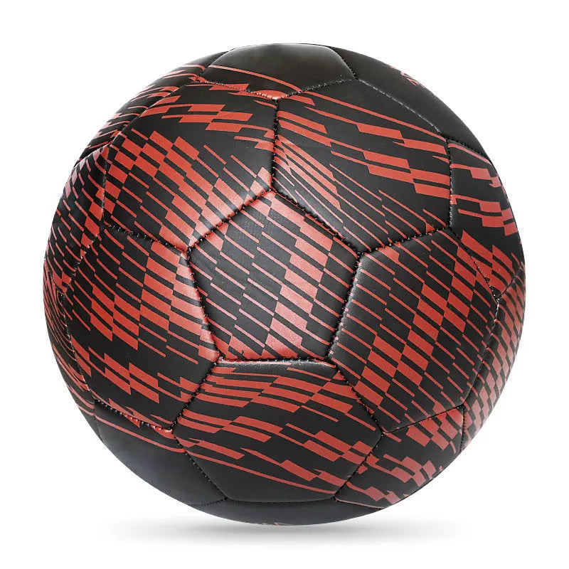 PVC football in sizes 3, 4 and 5 with machine-sewn construction for training and competition
