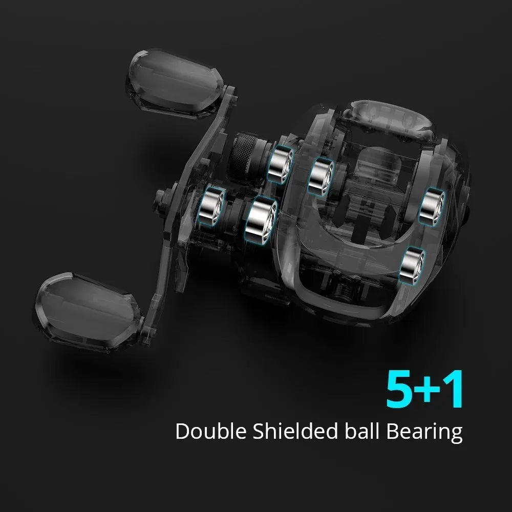 Drip wheel lure fishing rod rocking wheel reel with left and right hand wheel options