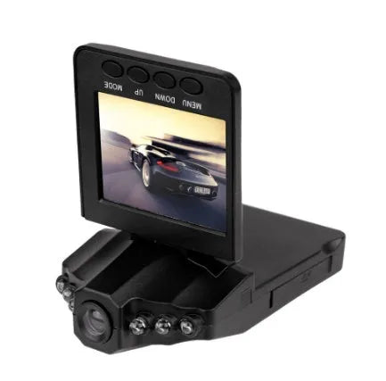H198 HD car dashboard camera recorder with six infrared LEDs and 2.4-inch screen