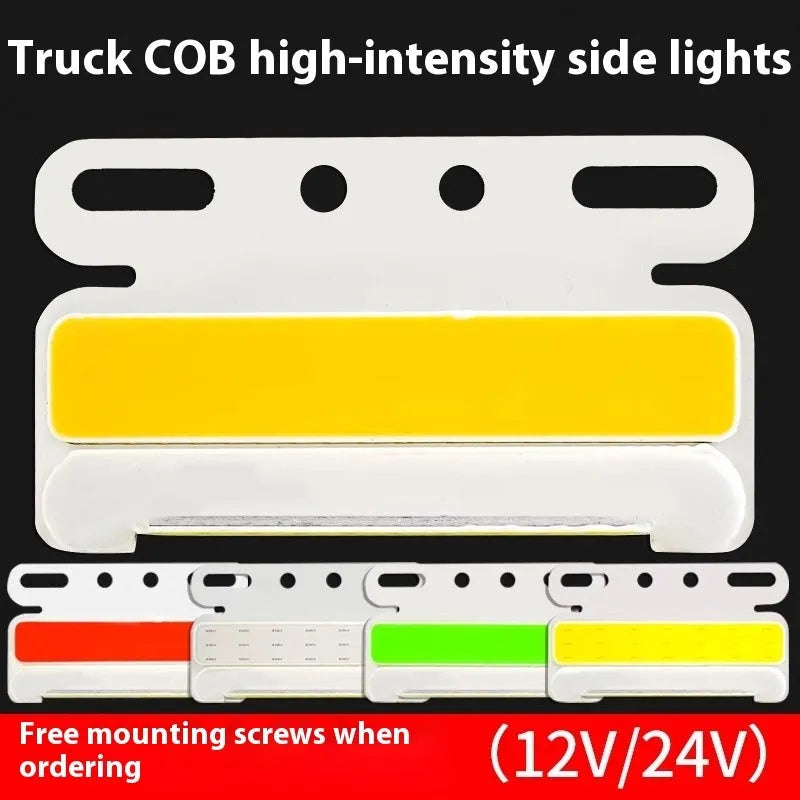 Waterproof aluminium alloy LED truck side light for 12V and 24V vehicles