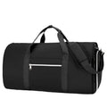 Oxford cloth sports bag in grey colour showing main compartment and separate dry-wet section.