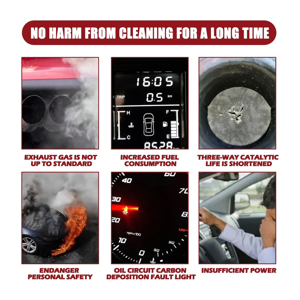 Car exhaust pipe cleaner rust removal 60ml bottle with thick formula on vehicle exhaust tip