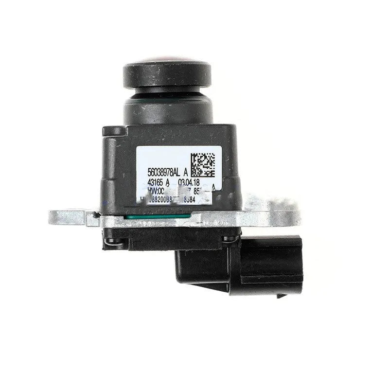 Black plastic reversing camera for Dodge trucks with rotating adjustable angles