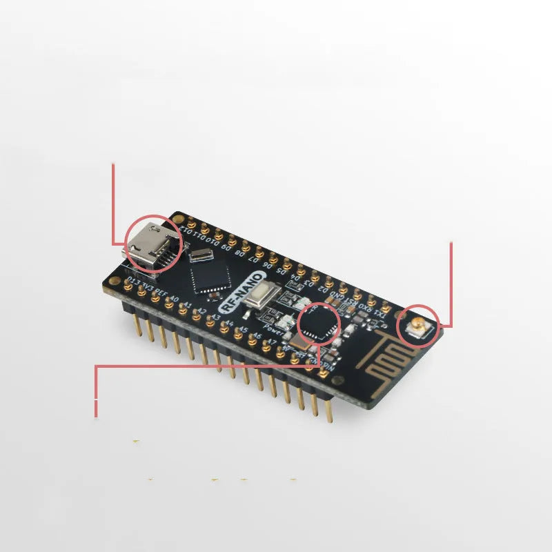 Emakefun RF Nano BLE Nano wireless module development board with unsoldered headers