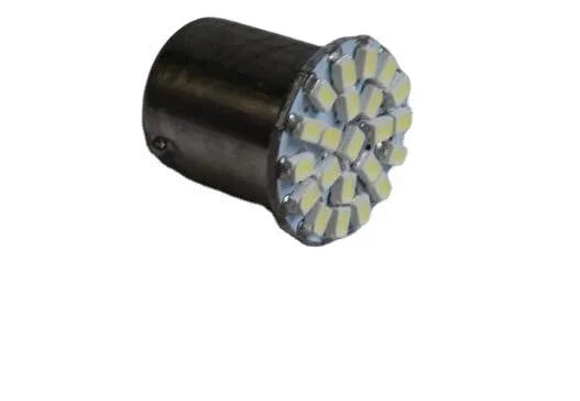 LED car brake light turn signal with 22 white LEDs in 1156/1157 base
