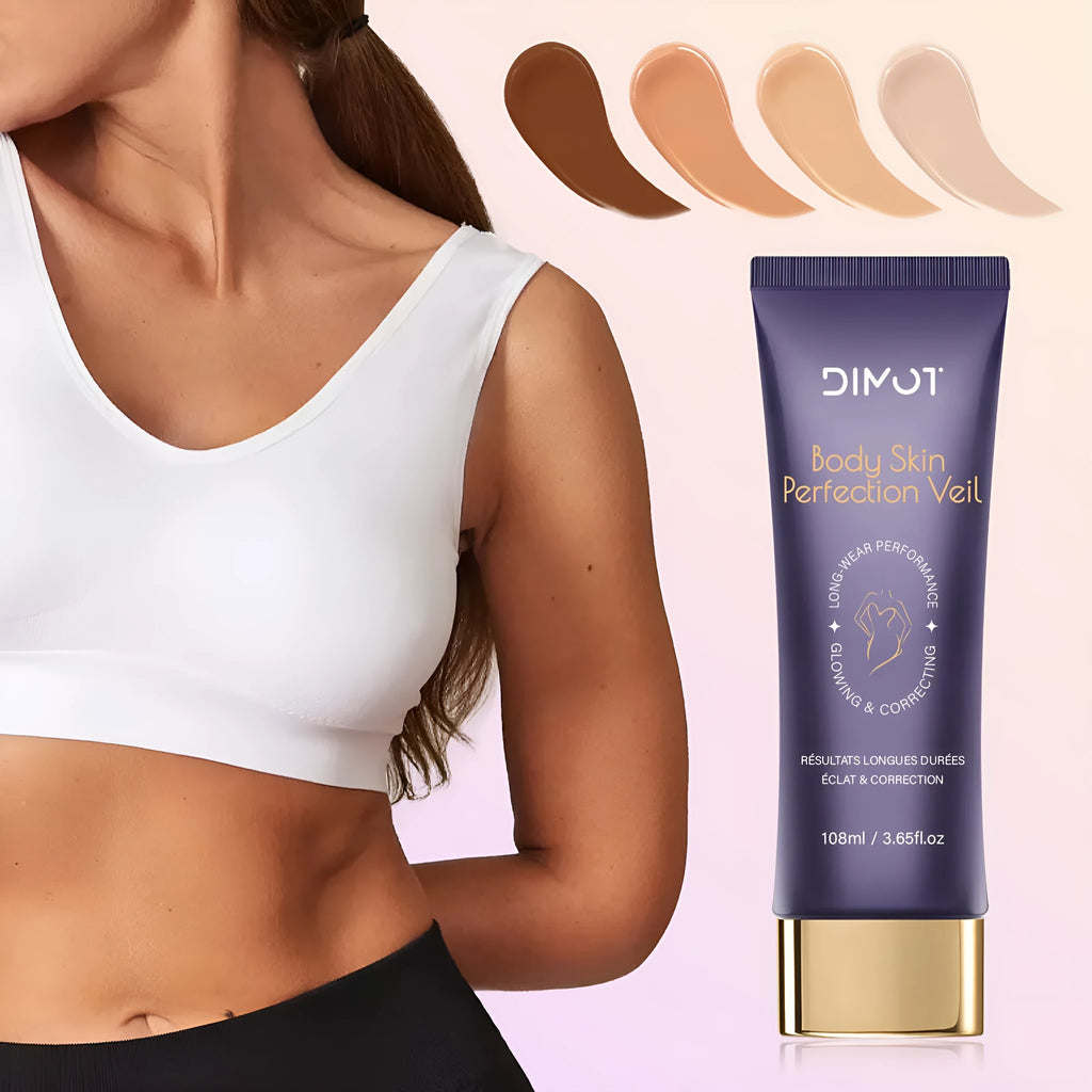 108ml waterproof concealer cream and brush for covering body tattoos, birthmarks, and scars.