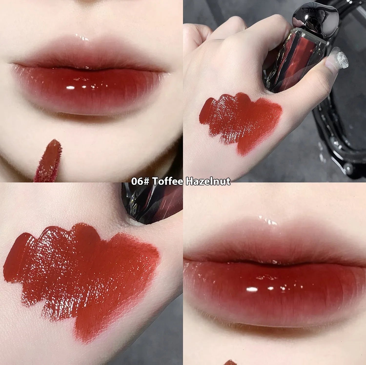 Glacier Lava Lip Lacquer tube in one of seven colour numbers for a mirror-like glossy finish.
