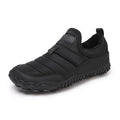 Snow boots outdoor couple non-slip warm cotton shoes with rubber sole in black colour