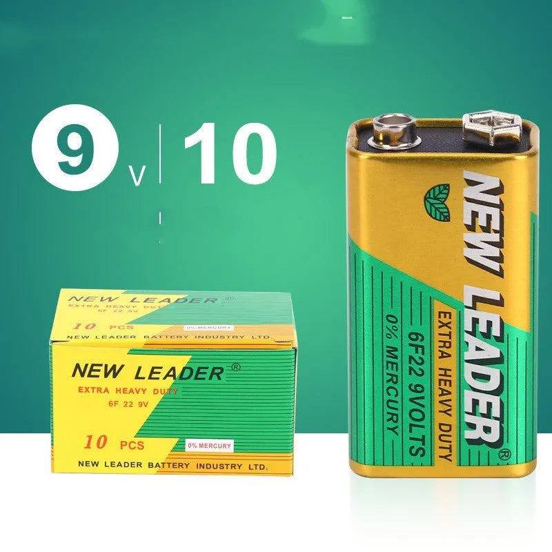 9V alkaline battery 6F22 model for wireless microphones and walkie-talkies