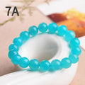 Natural Amazonite scattered beads in ice blue-green colours for bracelet making and jewellery craft