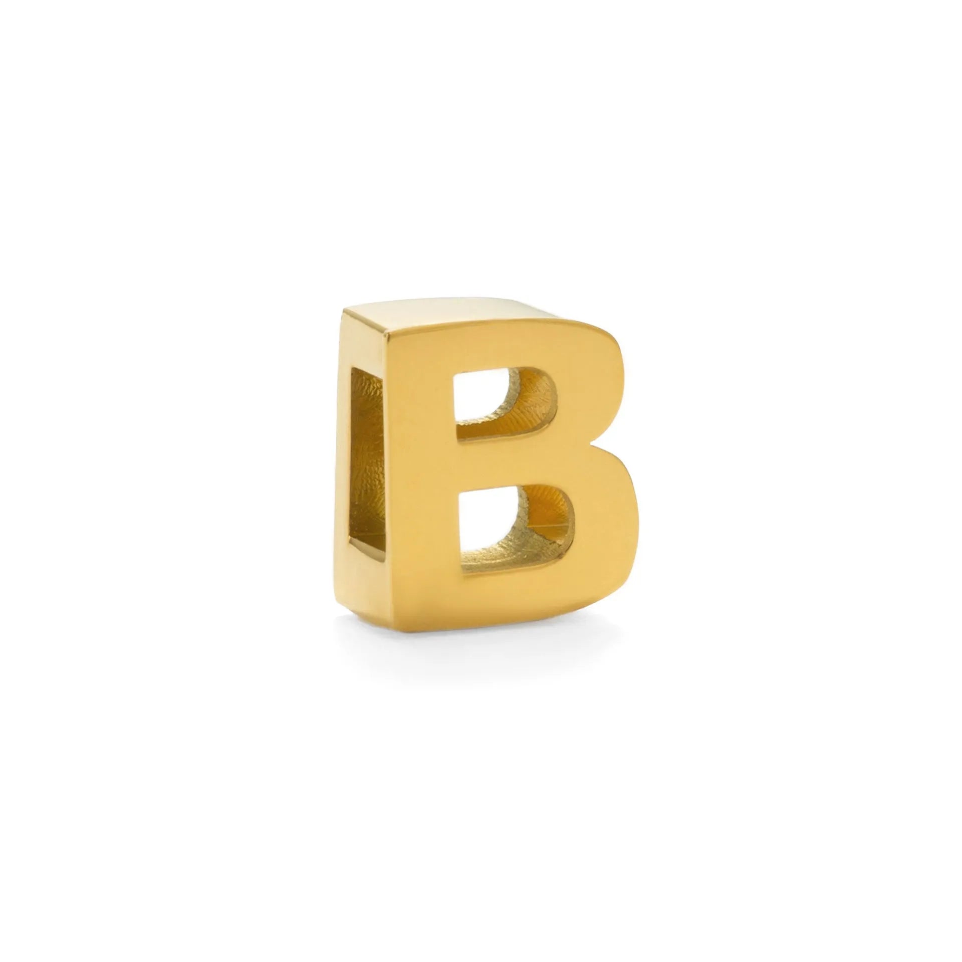 Gold and silver titanium steel initial number necklace with alphabet and number pendants on a 40.5cm chain.
