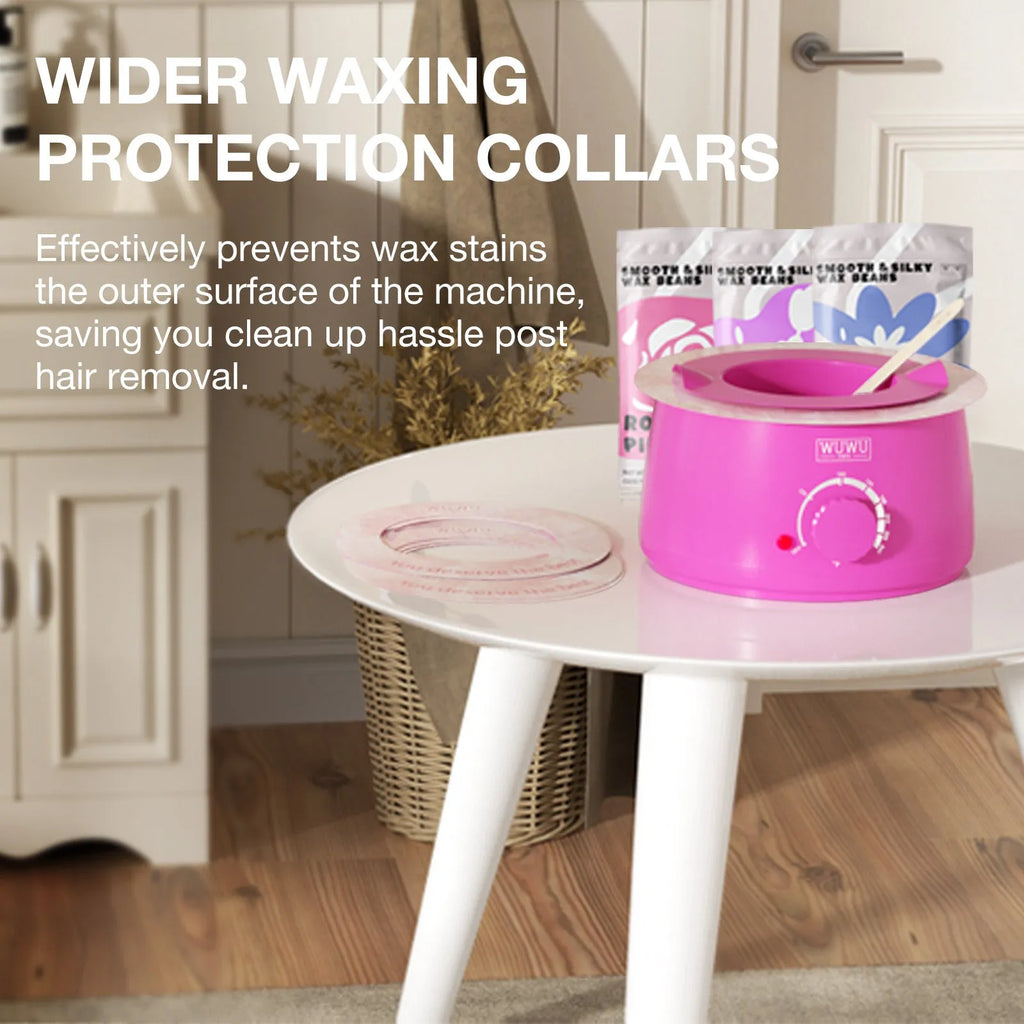 Professional 52-piece waxing kit with wax warmer, hard wax beans, application tools and post-treatment products