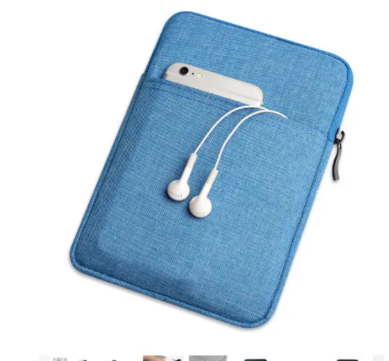 Waterproof tablet sleeve bag for Apple iPad 7-11 inches plush diving material colour options