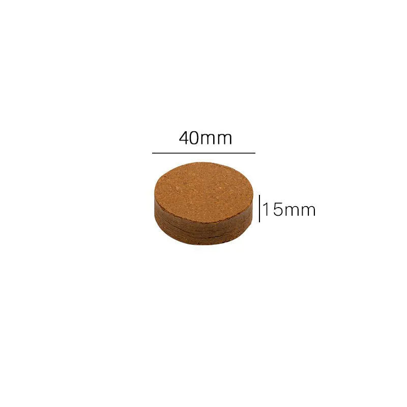 Nutrient soil blocks for vegetable planting in various sizes showing particle texture