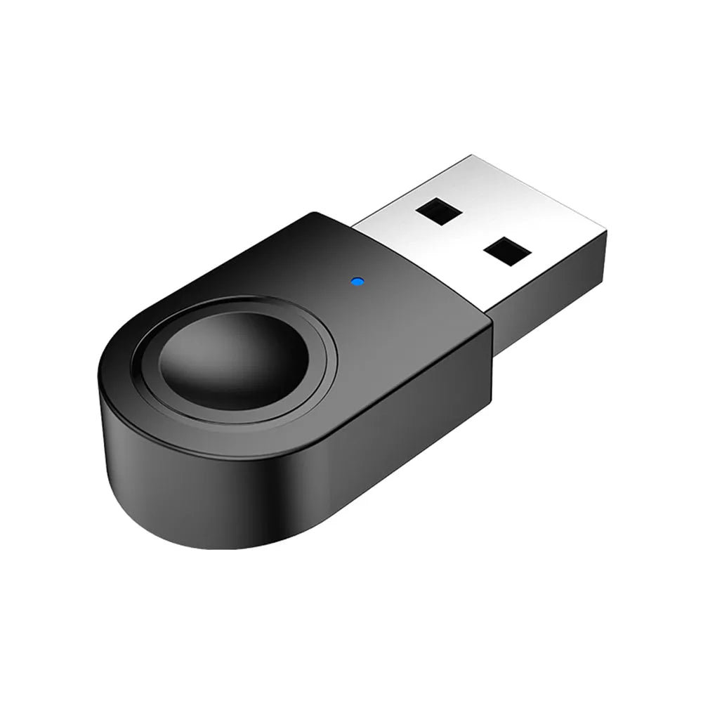 BTA-608 Bluetooth 5.0 USB receiver adapter in black for desktop PC