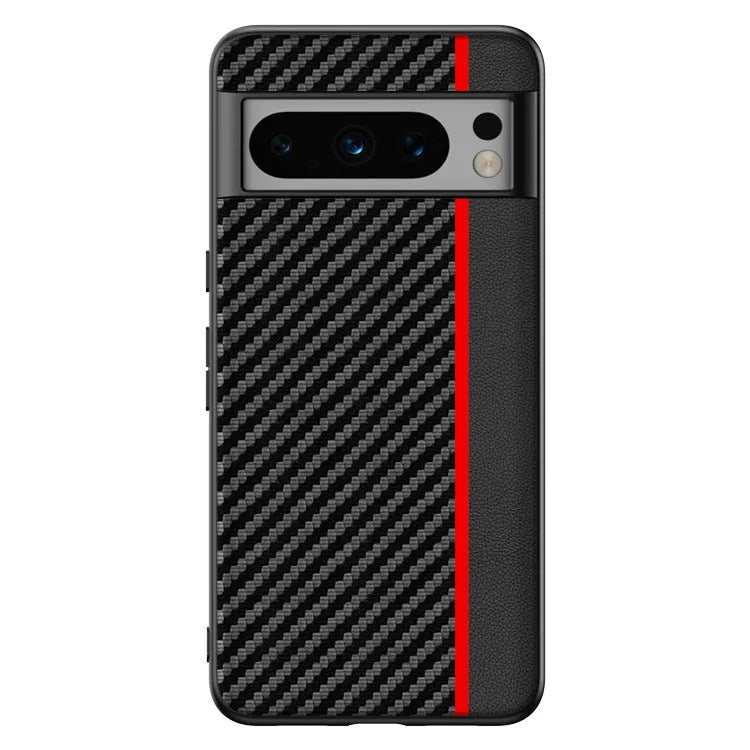 Carbon Fiber Kevlar anti-fall ultra-thin phone case for Google Pixel, shockproof, heat dissipation, imitation leather, all-inclusive hot pressing